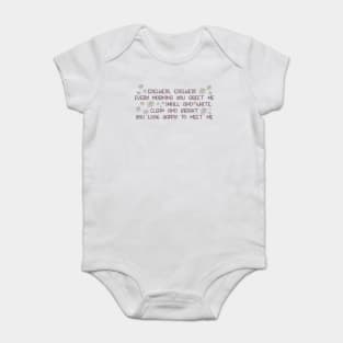 The Sound of Music Edelweiss Lyrics Baby Bodysuit